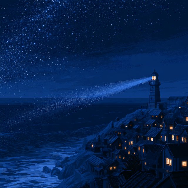 夜の灯台